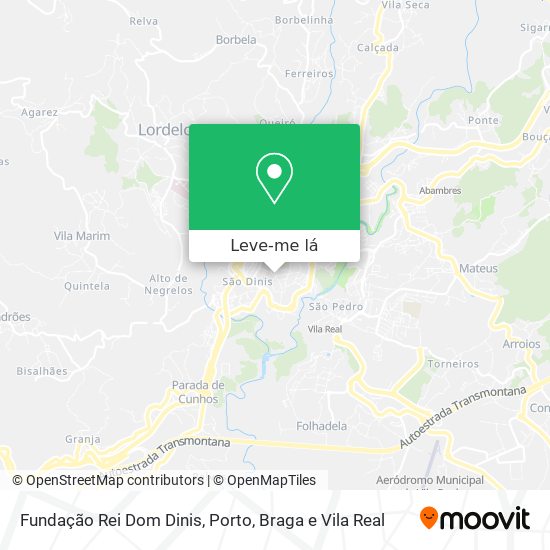 Fundação Rei Dom Dinis mapa