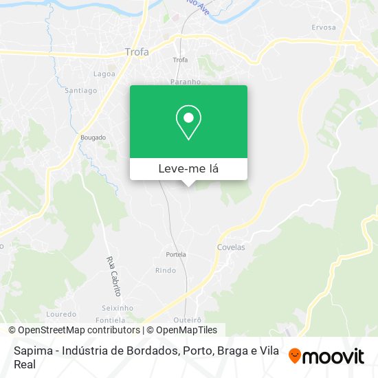 Sapima - Indústria de Bordados mapa