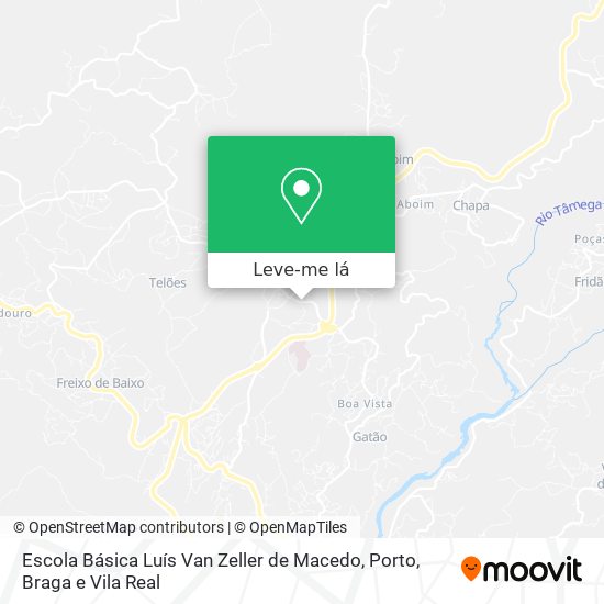 Escola Básica Luís Van Zeller de Macedo mapa