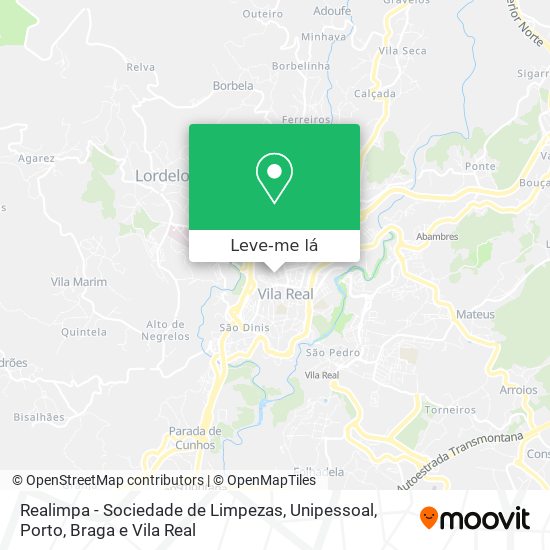 Realimpa - Sociedade de Limpezas, Unipessoal mapa