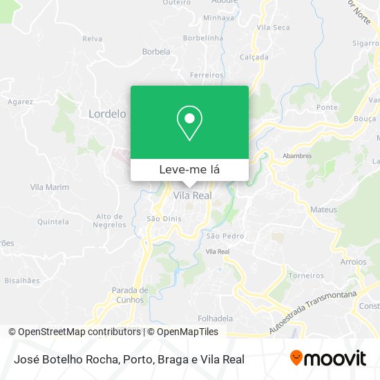 José Botelho Rocha mapa