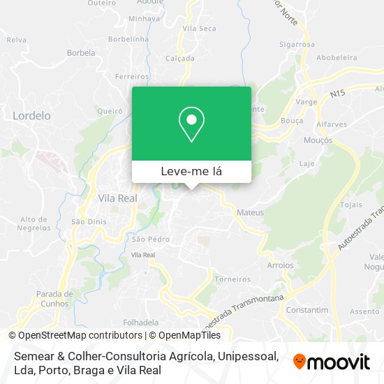 Semear & Colher-Consultoria Agrícola, Unipessoal, Lda mapa