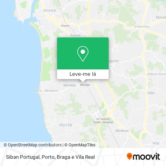 Siban Portugal mapa