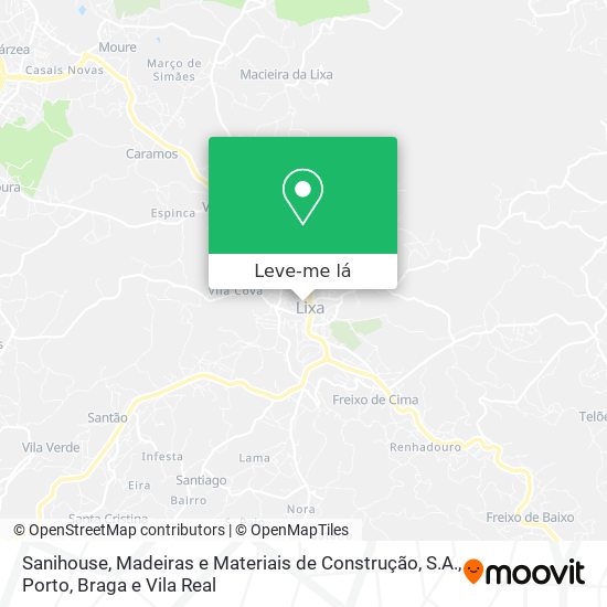 Sanihouse, Madeiras e Materiais de Construção, S.A. mapa