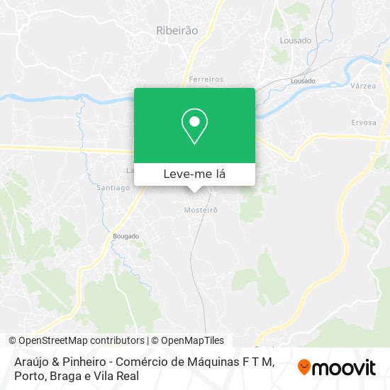 Araújo & Pinheiro - Comércio de Máquinas F T M mapa