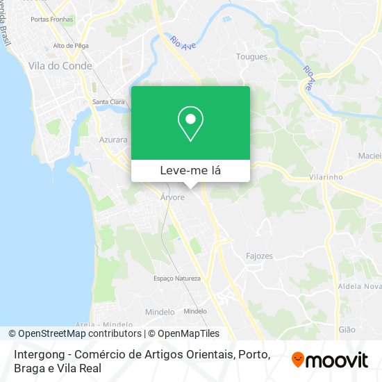 Intergong - Comércio de Artigos Orientais mapa