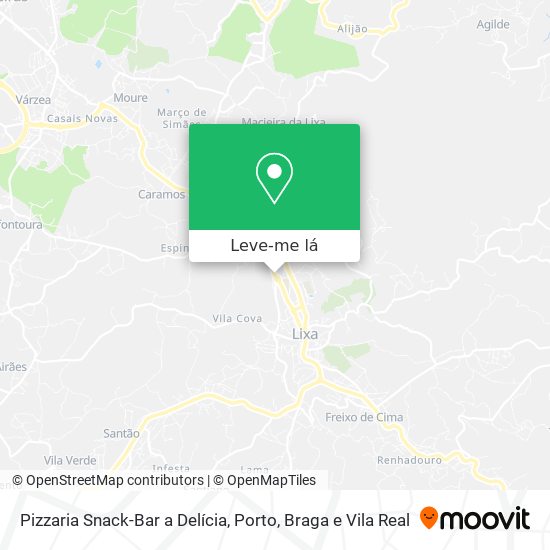 Pizzaria Snack-Bar a Delícia mapa