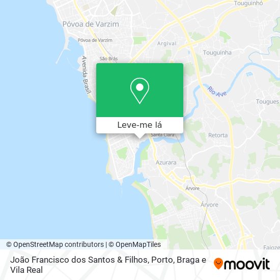 João Francisco dos Santos & Filhos mapa