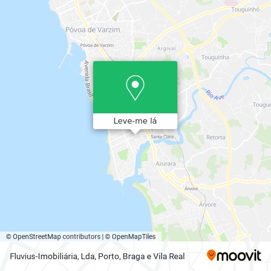 Fluvius-Imobiliária, Lda mapa