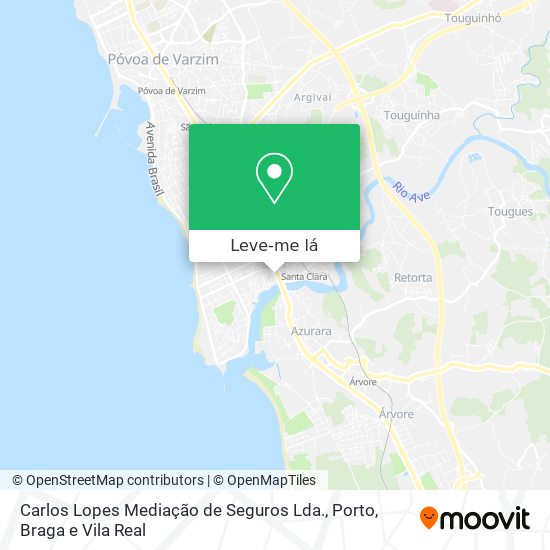 Carlos Lopes Mediação de Seguros Lda. mapa