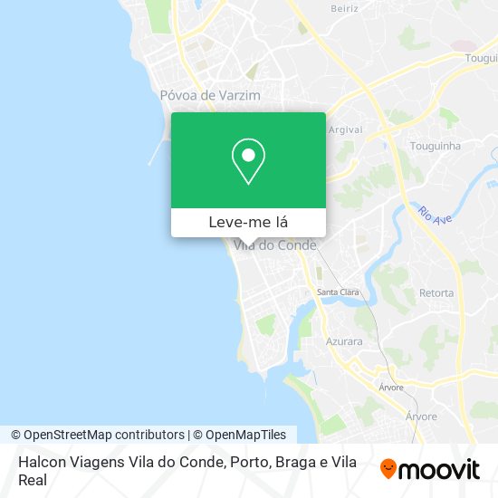 Halcon Viagens Vila do Conde mapa