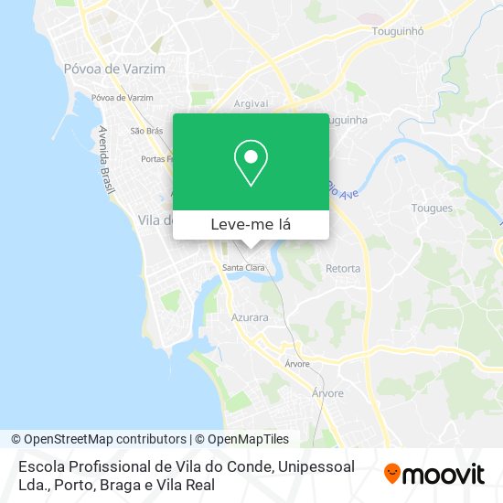 Escola Profissional de Vila do Conde, Unipessoal Lda. mapa