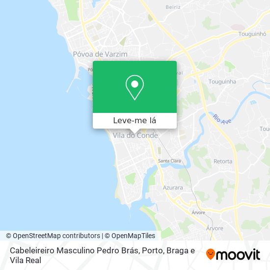 Cabeleireiro Masculino Pedro Brás mapa