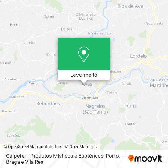 Carpefer - Produtos Místicos e Esotéricos mapa