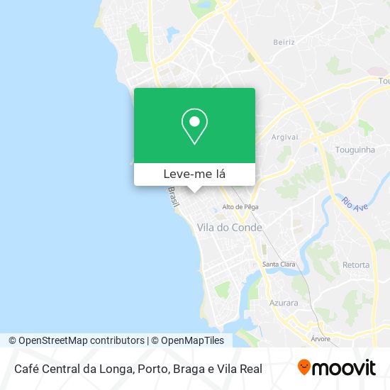 Café Central da Longa mapa