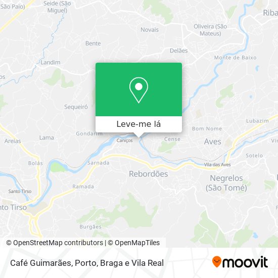 Café Guimarães mapa