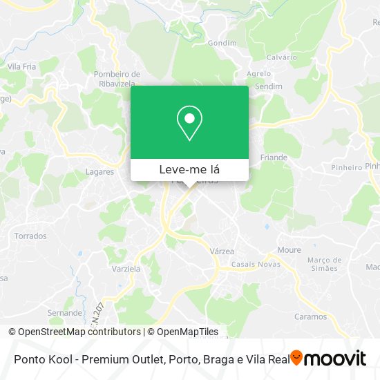 Ponto Kool - Premium Outlet mapa