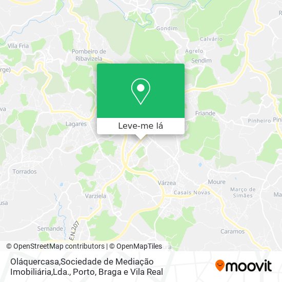 Oláquercasa,Sociedade de Mediação Imobiliária,Lda. mapa