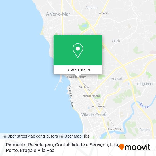 Pigmento-Reciclagem, Contabilidade e Serviços, Lda mapa