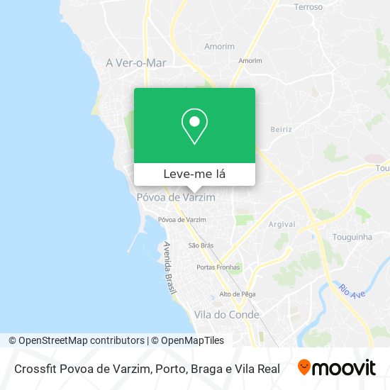 Crossfit Povoa de Varzim mapa