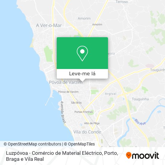 Luzpóvoa - Comércio de Material Eléctrico mapa