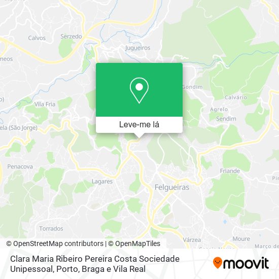 Clara Maria Ribeiro Pereira Costa Sociedade Unipessoal mapa