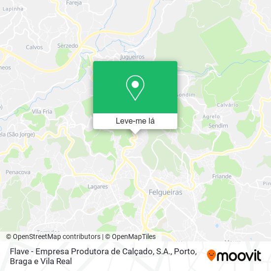 Flave - Empresa Produtora de Calçado, S.A. mapa