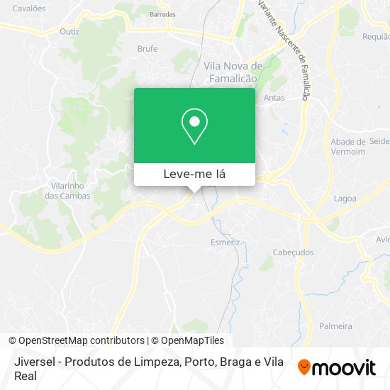 Jiversel - Produtos de Limpeza mapa