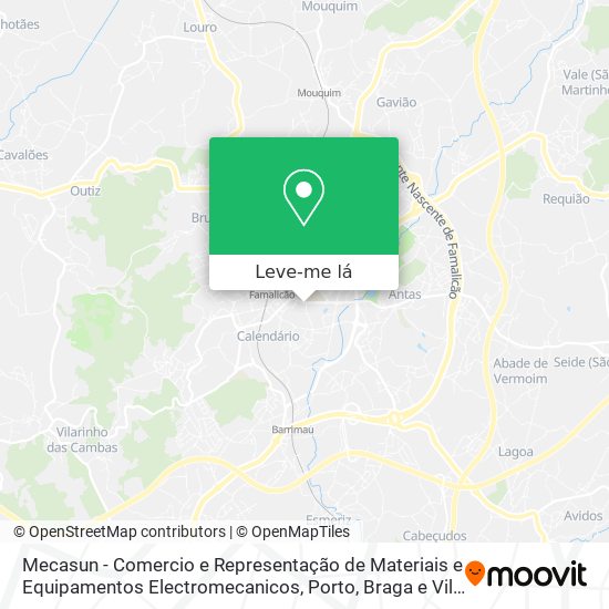 Mecasun - Comercio e Representação de Materiais e Equipamentos Electromecanicos mapa