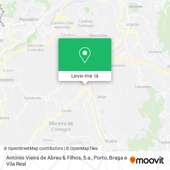 António Vieira de Abreu & Filhos, S.a. mapa
