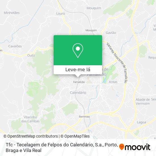 Tfc - Tecelagem de Felpos do Calendário, S.a. mapa