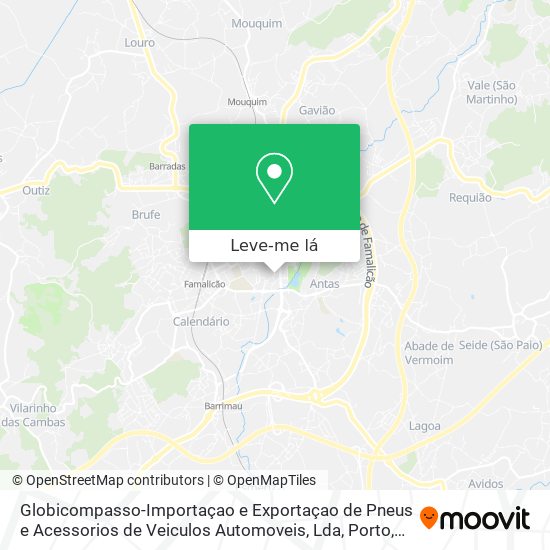 Globicompasso-Importaçao e Exportaçao de Pneus e Acessorios de Veiculos Automoveis, Lda mapa