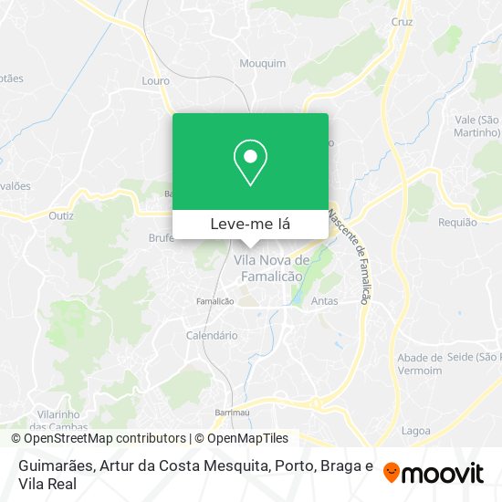 Guimarães, Artur da Costa Mesquita mapa