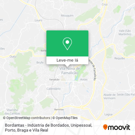 Bordantas - Indústria de Bordados, Unipessoal mapa