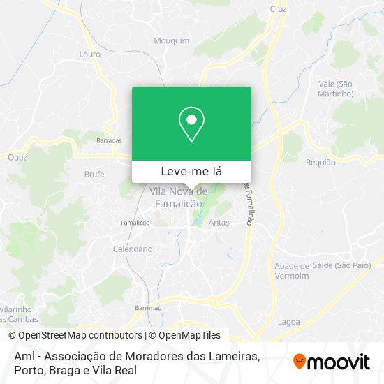 Aml - Associação de Moradores das Lameiras mapa