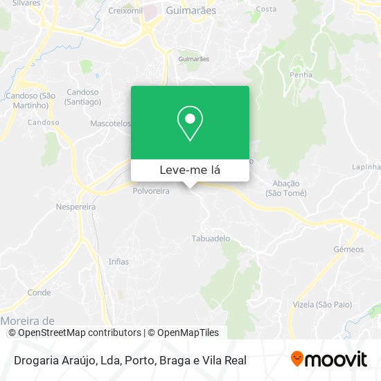 Drogaria Araújo, Lda mapa