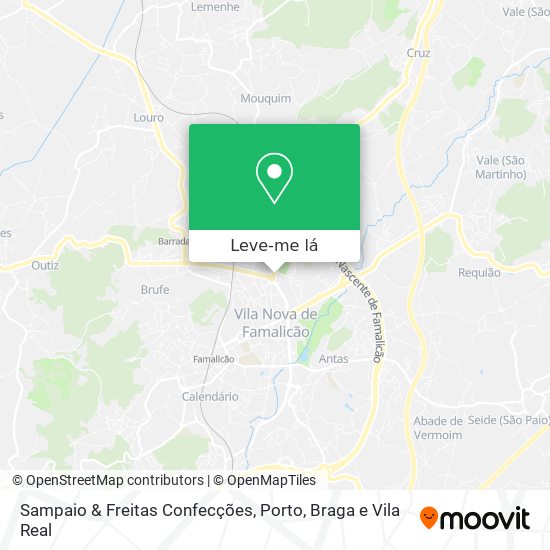 Sampaio & Freitas Confecções mapa