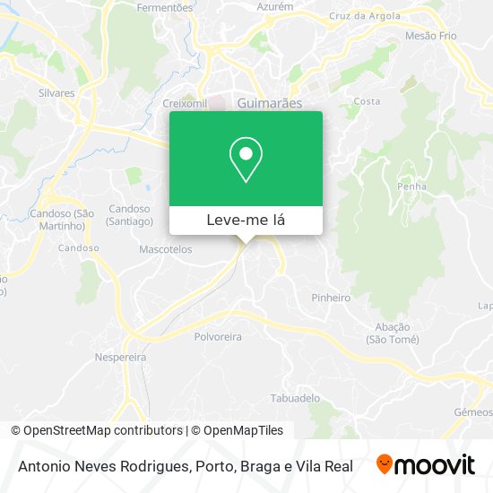 Antonio Neves Rodrigues mapa
