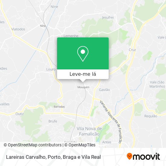 Lareiras Carvalho mapa