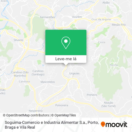 Soguima-Comercio e Industria Alimentar S.a. mapa