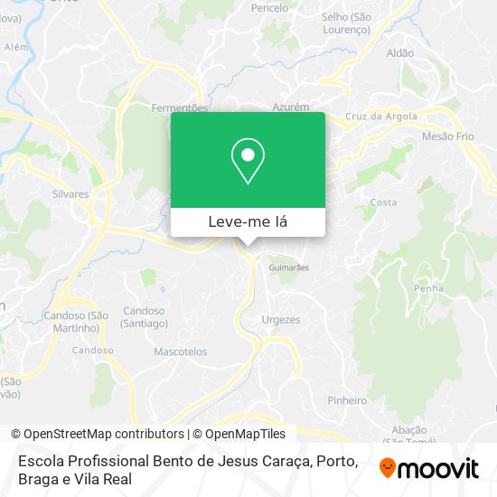 Escola Profissional Bento de Jesus Caraça mapa