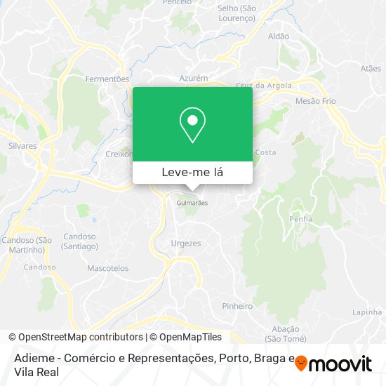 Adieme - Comércio e Representações mapa