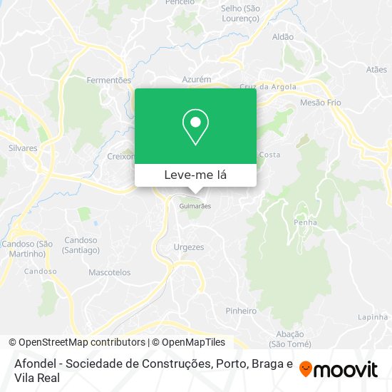 Afondel - Sociedade de Construções mapa