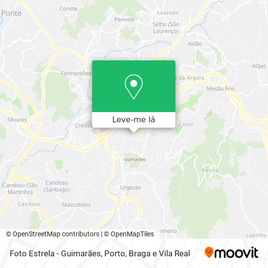 Foto Estrela - Guimarães mapa