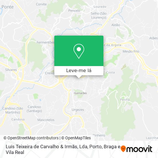 Luís Teixeira de Carvalho & Irmãs, Lda mapa