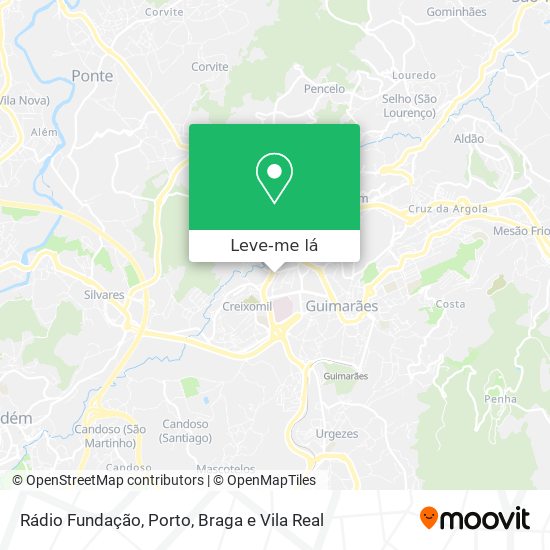 Rádio Fundação mapa