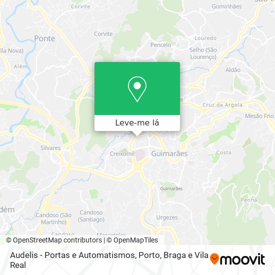 Audelis - Portas e Automatismos mapa