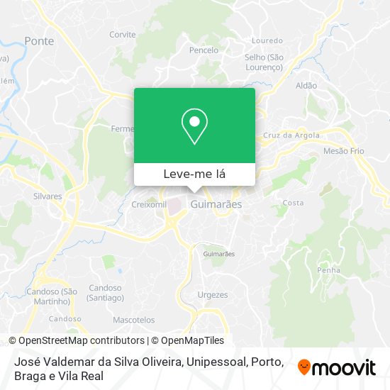 José Valdemar da Silva Oliveira, Unipessoal mapa