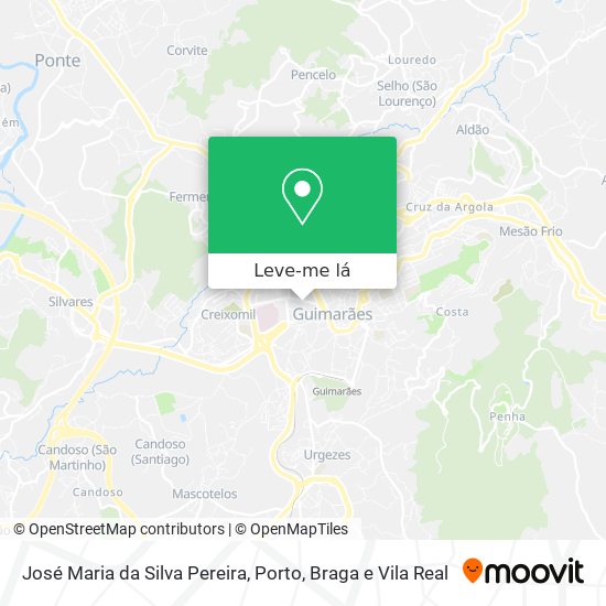 José Maria da Silva Pereira mapa
