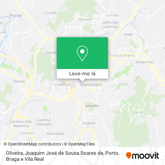 Oliveira, Joaquim José de Sousa Soares de mapa